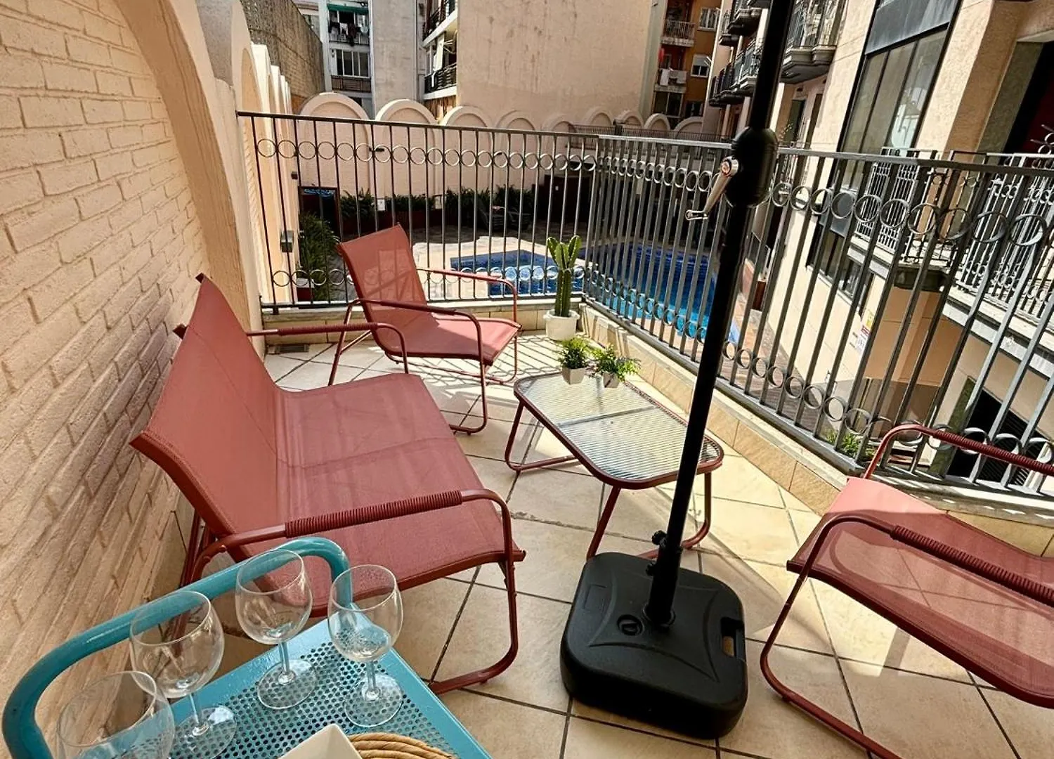 Casa Tita - Exclusivo Apartamento Con Gran Terraza Y Vistas A La Piscina En Λορέτ Ντε Μαρ Διαμέρισμα